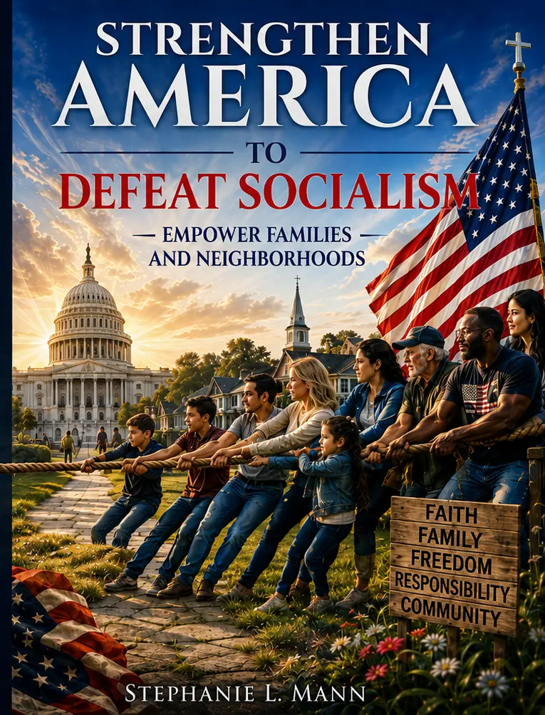 Cover of Strengthen America to Defeat Socialism by Stephanie L. Mann